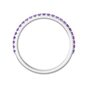 Alexandrite wedding band