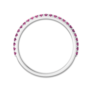 Tourmaline wedding band