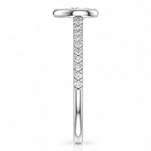 Gisèle Pear Cut Engagement Ring — 14K White Gold Gisèle pear cut lab diamond engagement ring in 14k white gold
