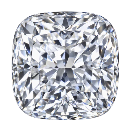 Cushion cut lab grown diamond