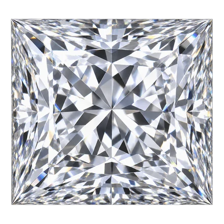 Princess cut lab grown diamond