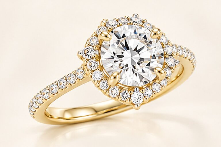 Anillo Helen de la Founder’s Halo Collection