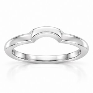 Vivienne oval cut lab diamond engagement ring in 14k white gold