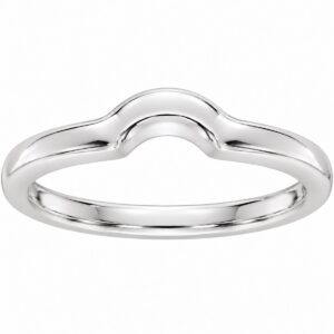 Vivienne round cut lab diamond engagement ring in 14k white gold